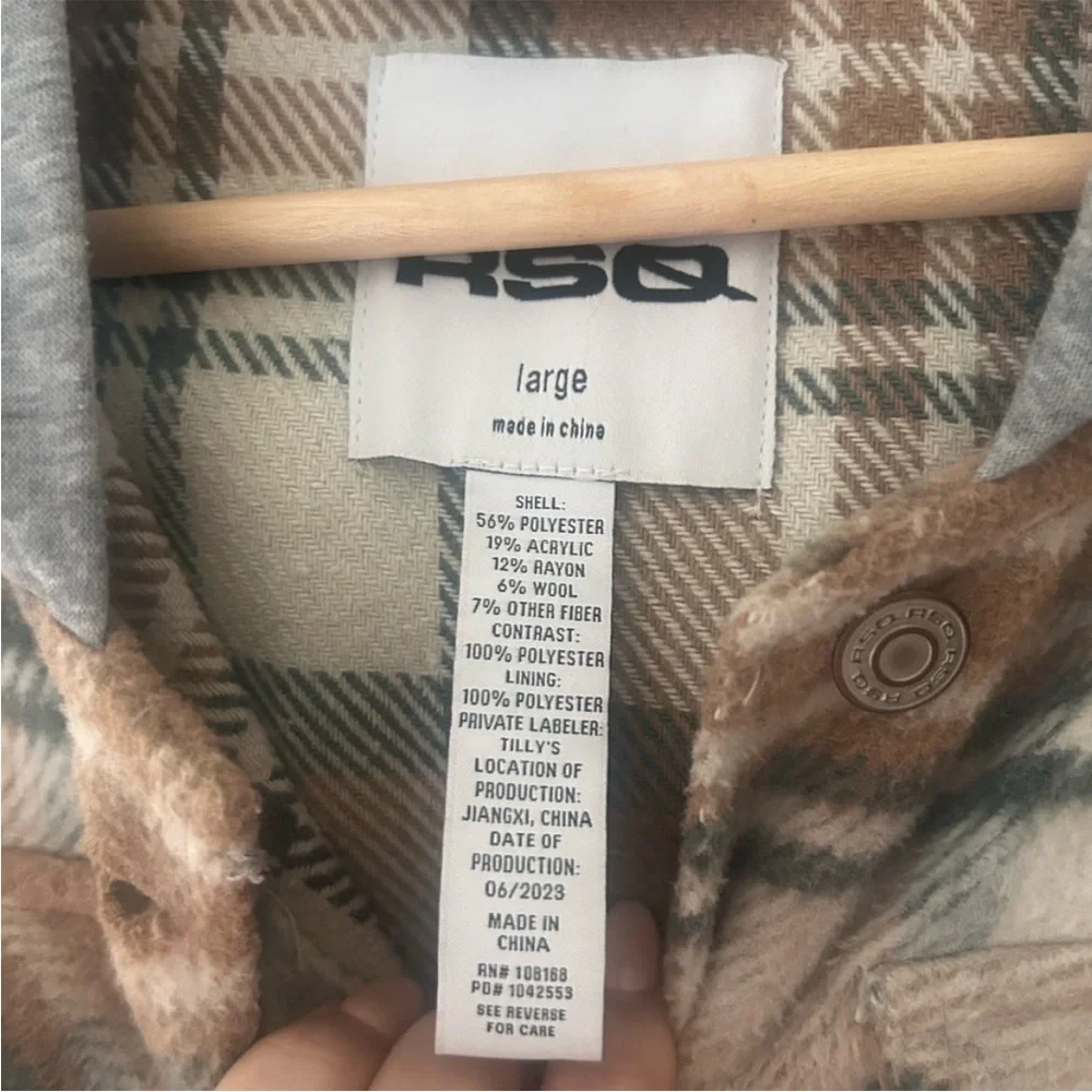RSQ cozy jacket